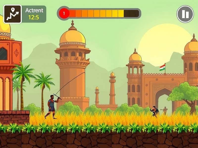 Arrah Invaders download statistics chart showing growth in India